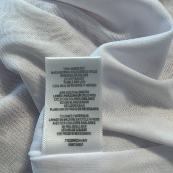 WAYF Floral Off The Shoulder Ruffle Lined Pull Sleeve Top Size Large NWT - Picture 10 of 10